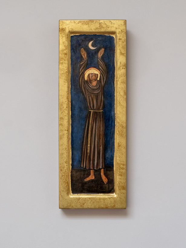 Saint Francis in adoration